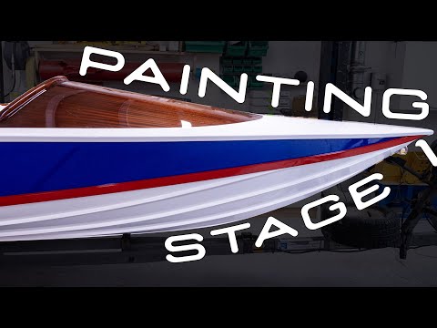 Painting a British Race Boat | The Stapley Boat Restoration Pt8