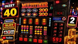 MULTITIMER Inzet 40  2 NUDGES Barcrest Gokkast (Dutch Slot Machine) 