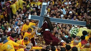 Catholic procession in the Philippines divinely protected under heavy security HD video Image of Catholic procession in the Philippines divinely protected under heavy security HD video