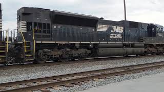 MOST INTERESTING POWER ON NS 153! 2 SD70ACU UNITS AND ES44AC LEADER AT GREENVILLE SC!(2)