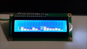 LCD Vu meter / clock