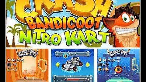 "Crash Bandicoot: Nitro Kart 2" JAVA GAME (Vivendi 2007 year) FULL WALKTHROUGH