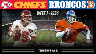 The Greatest MNF QB Matchup! (Chiefs vs. Broncos 1994, Week 7)
