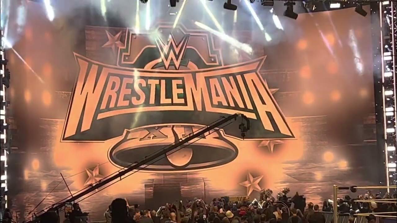 WrestleMania 40 Poster inspired from the first WM in Philly poster