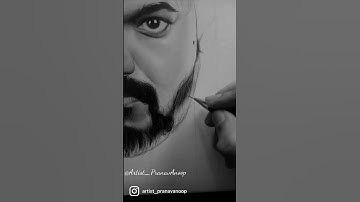 Thalapathy Vijay Realistic Pencil Drawing 😍 #varisu | #theethalapathy | Artist Pranav Anoop
