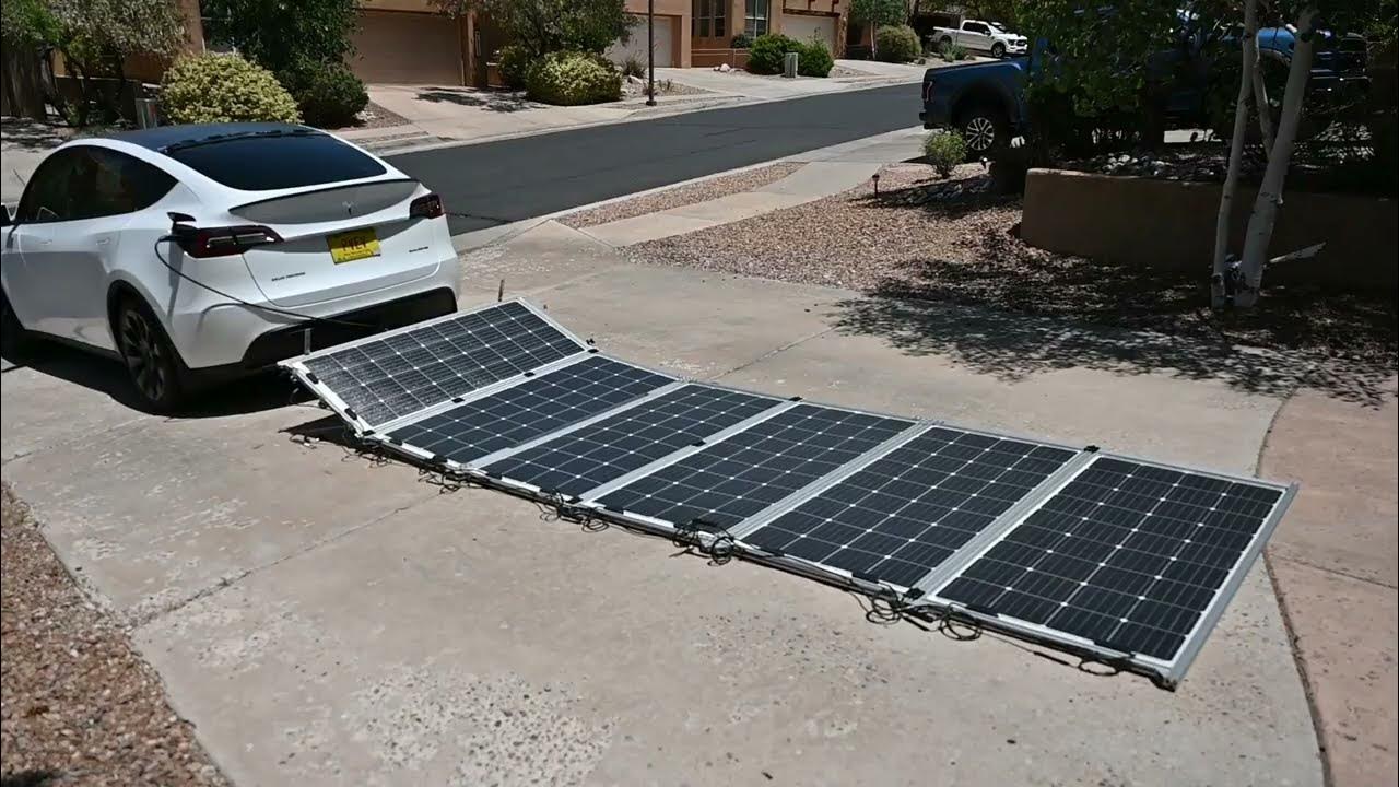 tesla-mobile-solar-ev-charger-with-eg4-inverter-and-battery-youtube