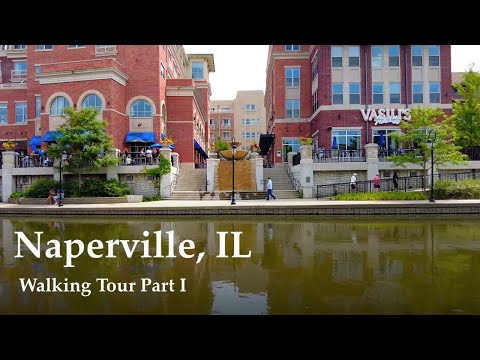 Walking Tour Part 1- Naperville Business District / Riverwalk / North Central College /Naperville,IL