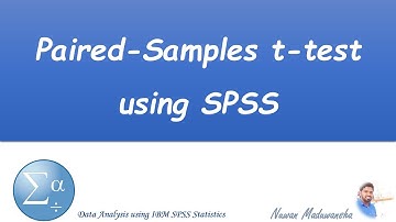 Paired-Samples t-test using SPSS | SPSS Sinhala Tutorial | Data Analysis using SPSS