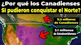 ¿Por qué el Centro Sur de Canadá es drásticamente más poblado que el Centro Norte de EEUU?