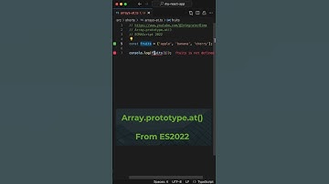 [ES 2022] Array.prototype.at() in JavaScript