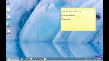 Change Default Font of Sticky Notes in Win 7 + Win 8