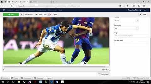 Crear categorías y sub categorías en Joomla