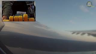 Rare Views! Antonov 225 Mriya Passenger View from Rear Upper Deck during Takeoff! [AirClips]