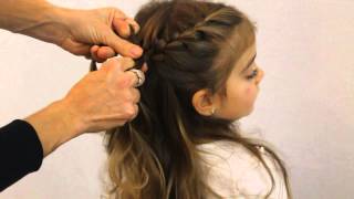 Waterfall Braid Tutorial - Sweetest Bug Bows screenshot 2