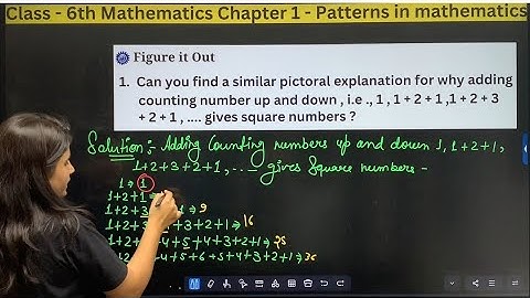 Chapter - 1 Patterns in mathematics ( Ganita Prakash ) | Class 6th | Maths #class6th #maths #ncert