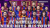 バルセロナ歴代ユニフォーム19 21 ホーム アウェイ サッカー Youtube