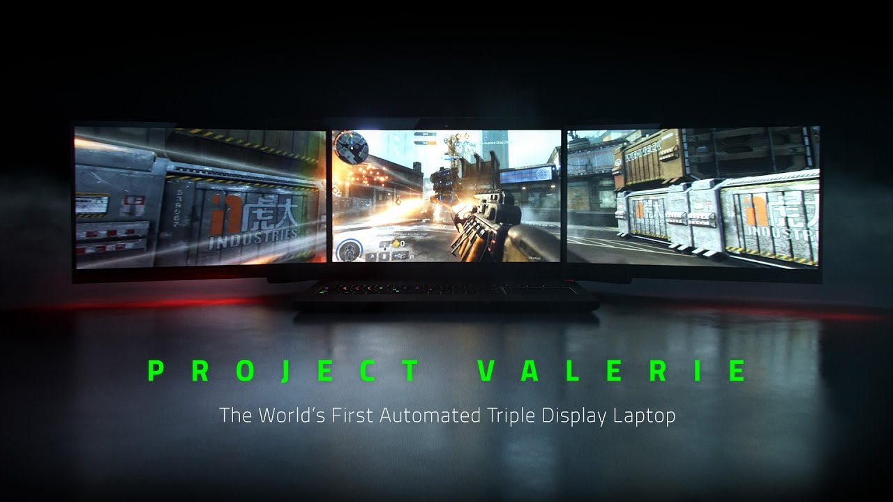 Razer Project Valerie - Triple Display Laptop