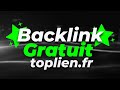 Backlink Gratuit #6 TopLien (Do-Follow) Formation SEO