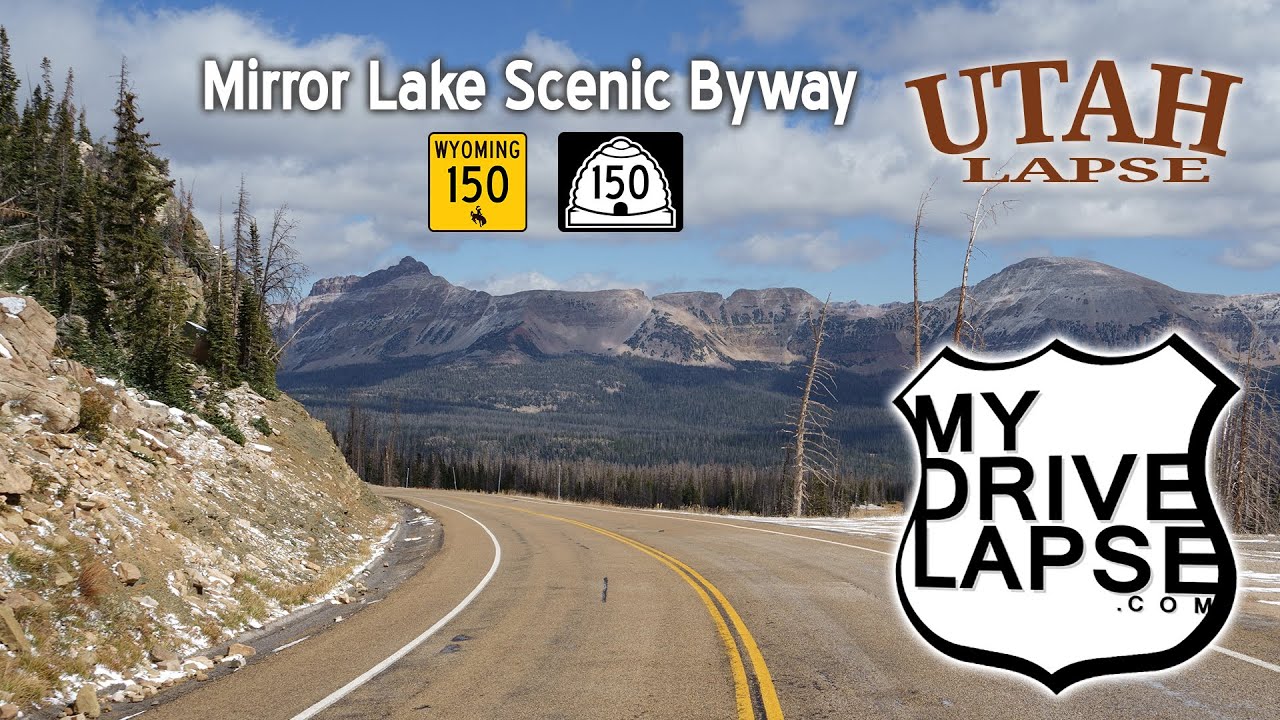 Mirror Lake Byway Southbound from Wyoming into Utah on Route 150 YouTube