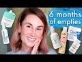 6 MONTHS OF BEAUTY EMPTIES: MAKEUP, CLEAN SKINCARE, BODY + HAIRCARE | Will I Repurchase?