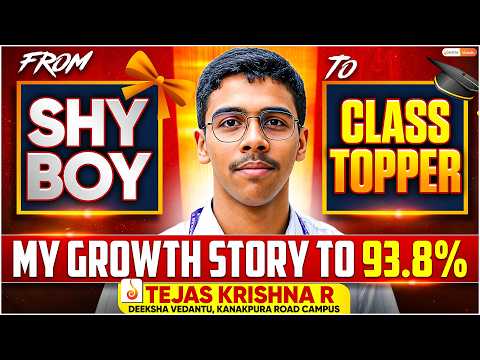 🚨 He Was Introverted… Then Scored 93.8% 😳 | Tejas Journey From Average To Class 12 Topper