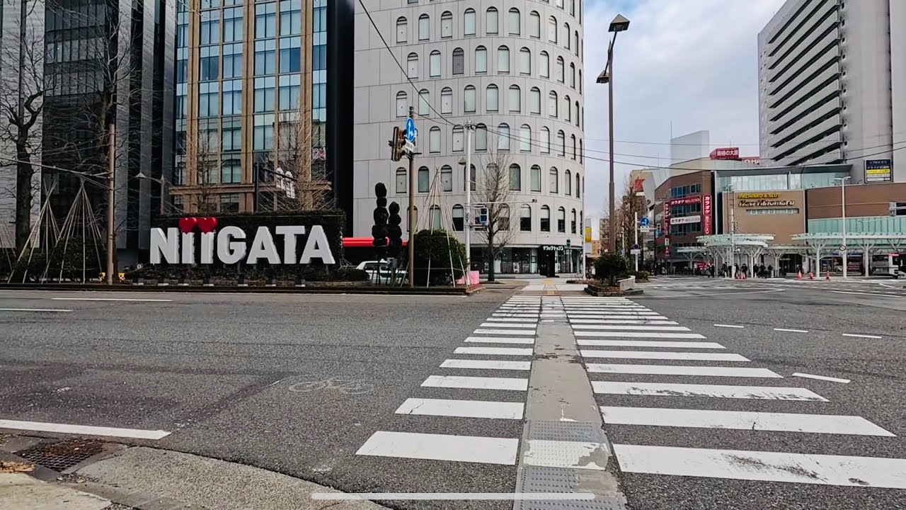 ［4K JAPAN WALK］ 新潟 街歩き2 Niigata
