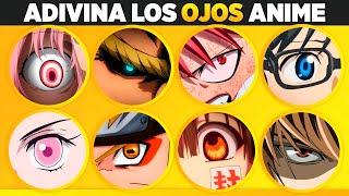 ADIVINA los OJOS ANIME #2 💙 ¿Cuánto sabes de anime? Anime test | Prueba OTAKU | Anime QUIZ 💙