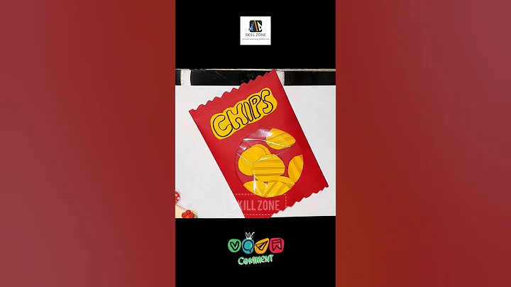 DIY secret messages bag of chips | Secret message gift #secretmessage @skillzone9