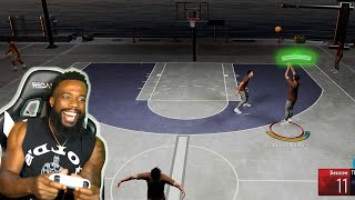 MY FIRST GAME IN PARK! WET LIKE WATTA! NBA 2K21