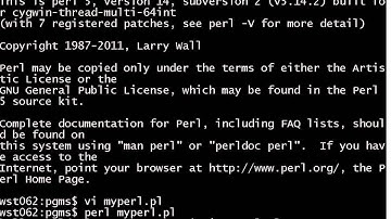 Perl 1 Print and Variables