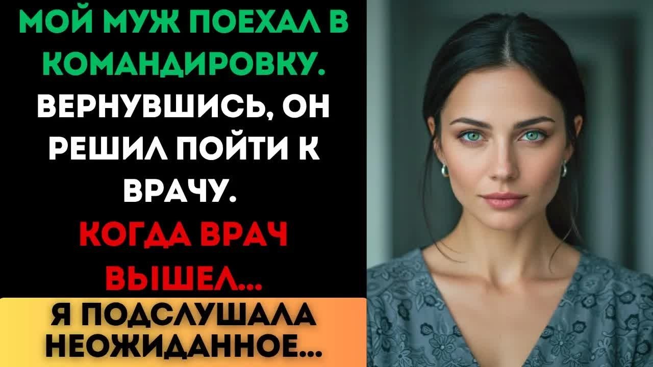 Мой муж поехал в командировку. Вернувшись, он решил пойти к врачу...