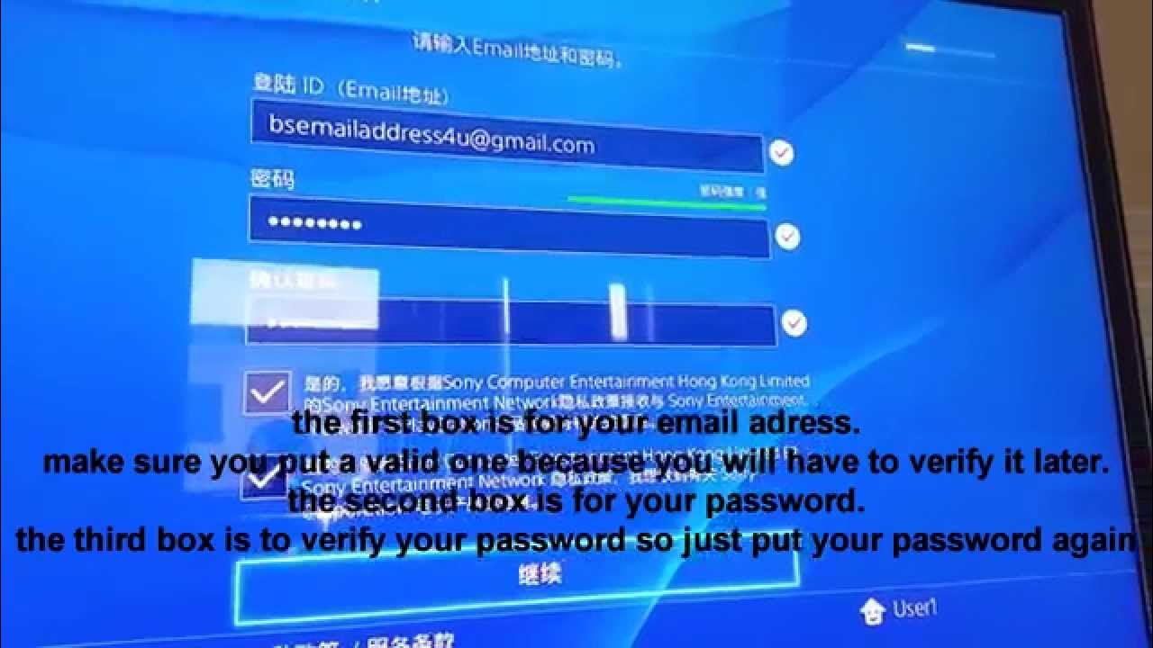 Chinese Playstation4 China cannot login PSN account