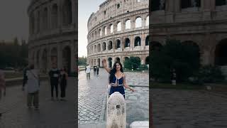 When in Rome..😍 LOL! Had so much fun doing this #italy #rome