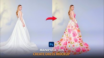 How to easily Add Design on Dress - how to make dress mockup in photoshop || Tutorial  KK Pictures