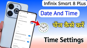 How to set date and time on Infinix Smart 8 Plus || Infinix Smart 8 Plus date aur time ||