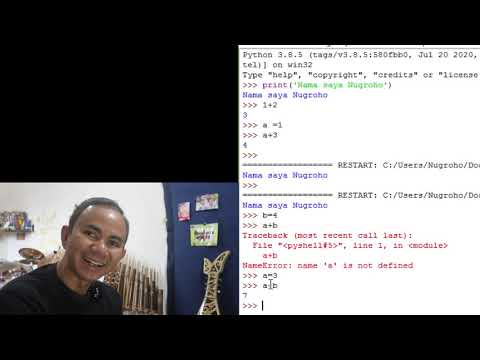 Mode Interaktif dan Script Python di IDLE - YouTube