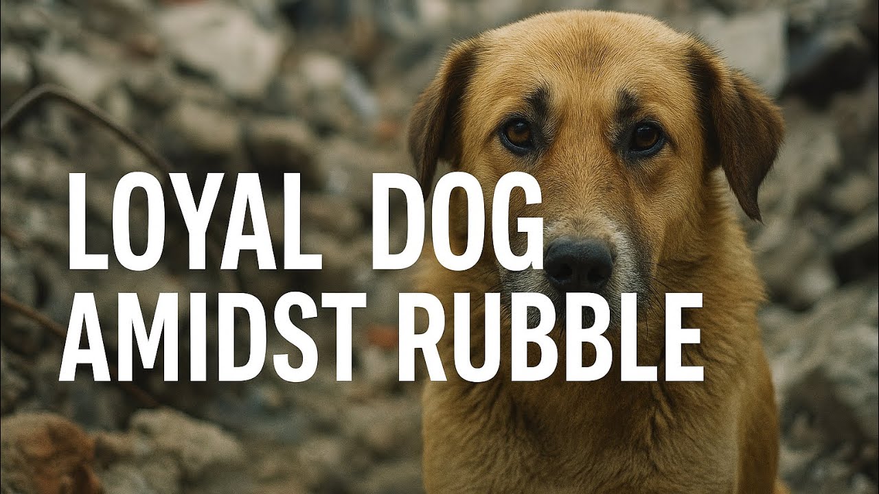 Loyal Dog Refuses to Leave Earthquake Site | True Story from Turkey ...