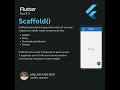 Flutter App Structure  #flutter #coding  #programming #educationalvideos