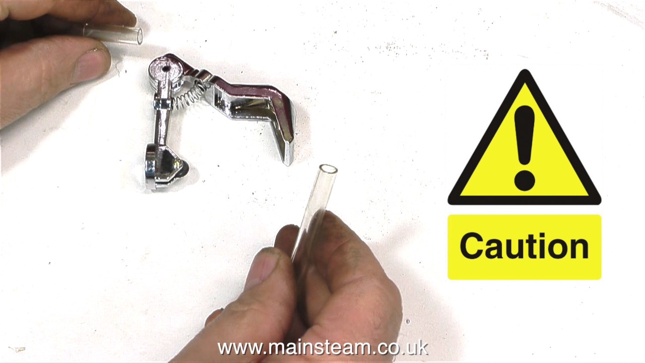 How To Cut Glass Tubing For Model Steam Boiler Water Gauges