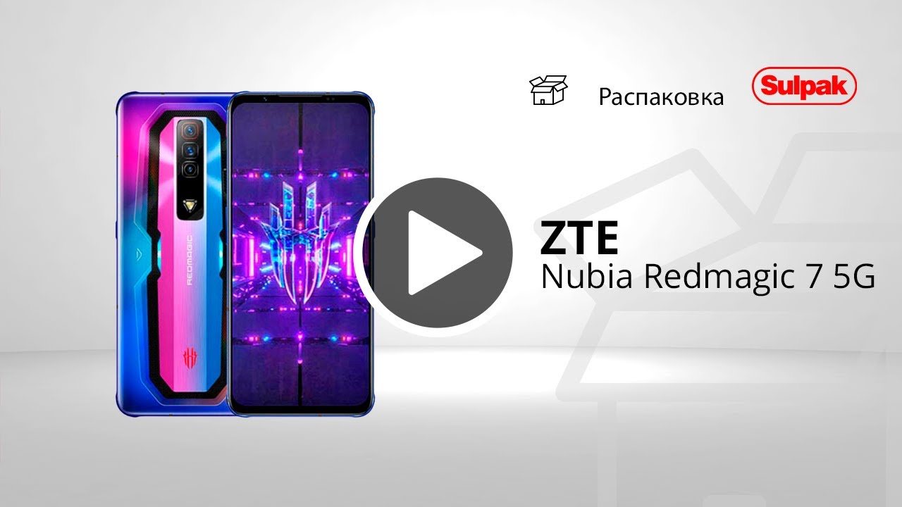 Смартфон ZTE Nubia Redmagic 7 5G 16/256GB Pulsar - YouTube