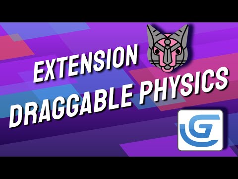 Draggable Physics: New extension for the GDevelop game engine