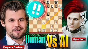 AlphaZero Played AN INCREDIBLE Chess Game with Magnus Carlsen where He Sacrificed His Pieces | Chess