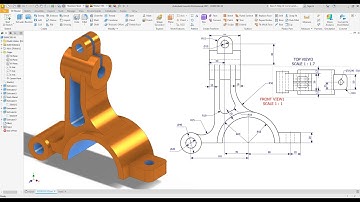 Autodesk inventor 20205 Tutorial Design 3D Model Exercise 95