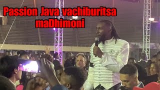 Passion Java 🙏 vachiburitsa madhimoni live Zimbabwe Night of Wonders National Sports Stadium 2024