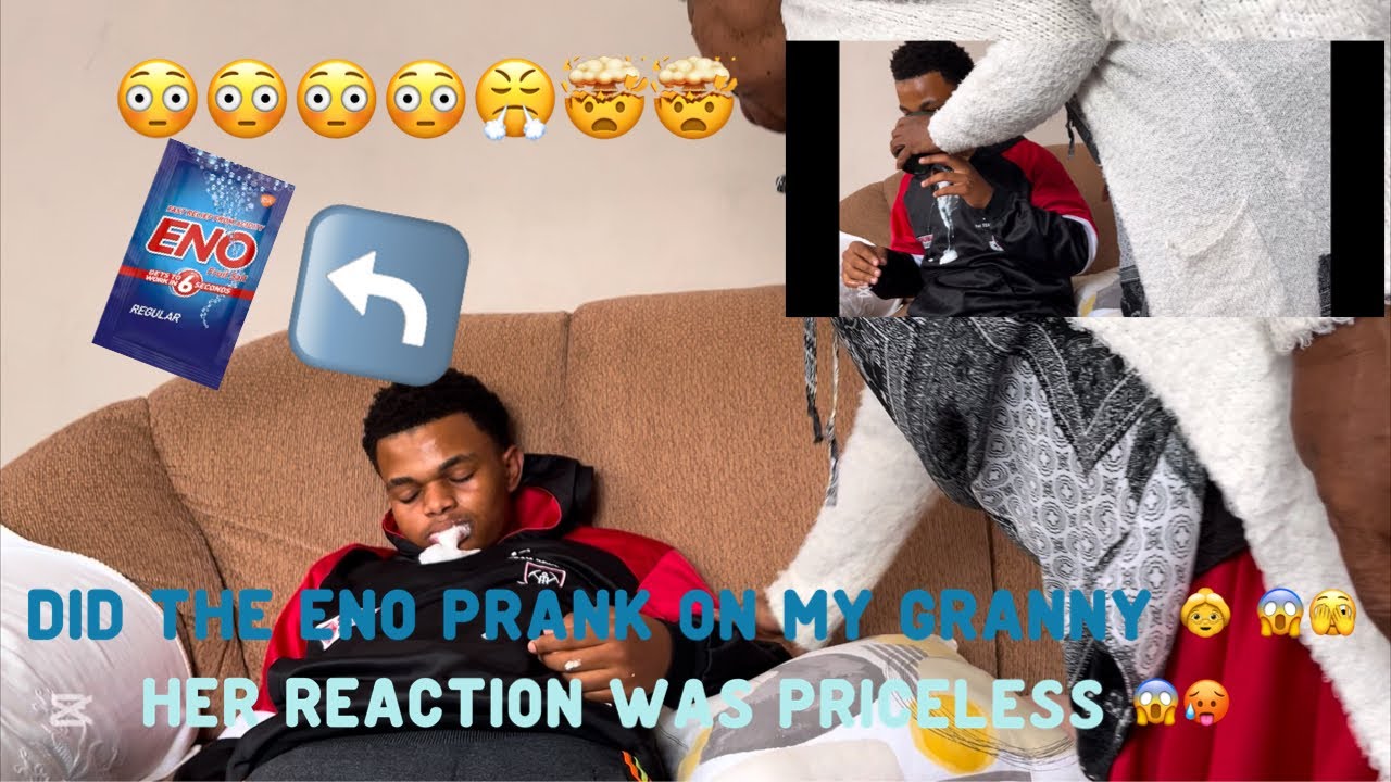 He did the ENO prank on his granny 👵 🤯🤯🥵her reaction was amazing ❤️😭🙏