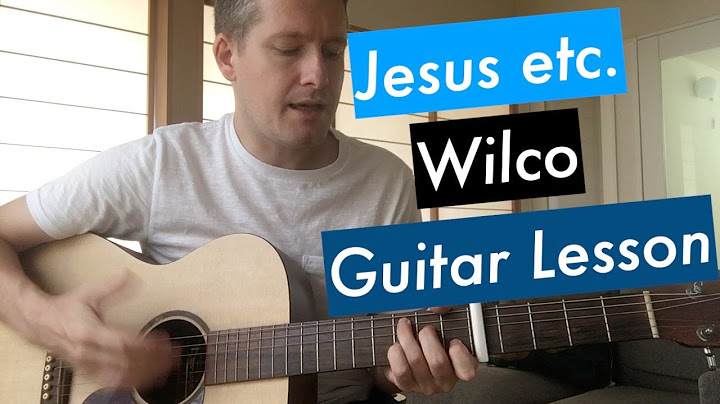 Jesus, Etc. Guitar version - Guitar performance video thumbnail
