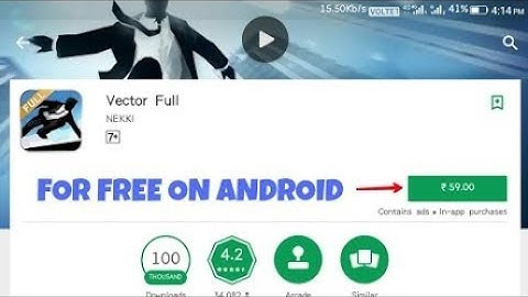 VECTOR FULL how to download game  All android phone