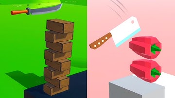 Slice All vs Slicer Knife - Very Satisfying and Relaxing ASMR Slicing Game