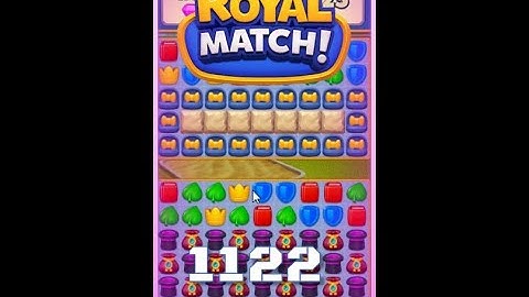 Royal Match Level 1122 - No Boosters Gameplay