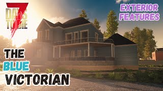 Building A Blue Victorian House In 7 Days To Die